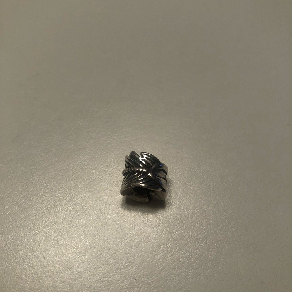 Pandora feather charm
